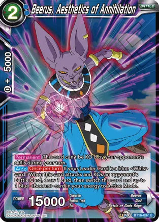 Beerus, Aesthetic of Annihilation (BT16-037) [Realm of the Gods]