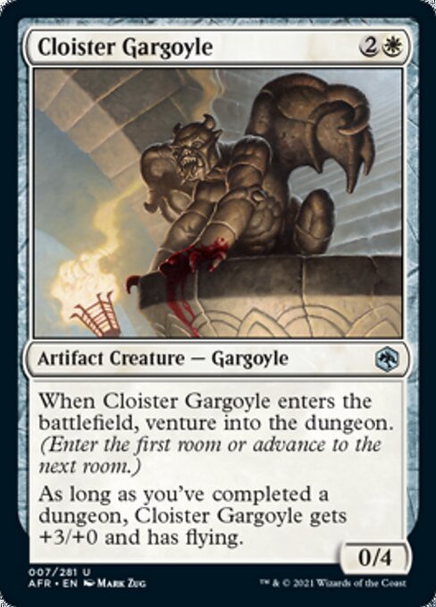 Cloister Gargoyle (Adventures in the Forgotten Realms) Near Mint - Nick Nack's Full Frontal Attack