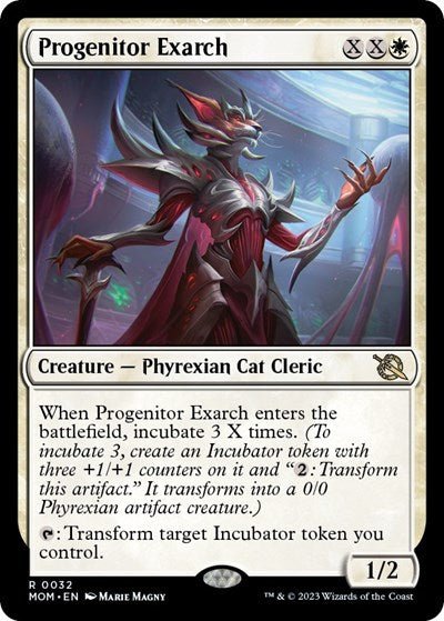 Progenitor Exarch (March of the Machine) Near Mint Foil - Nick Nack's Full Frontal Attack