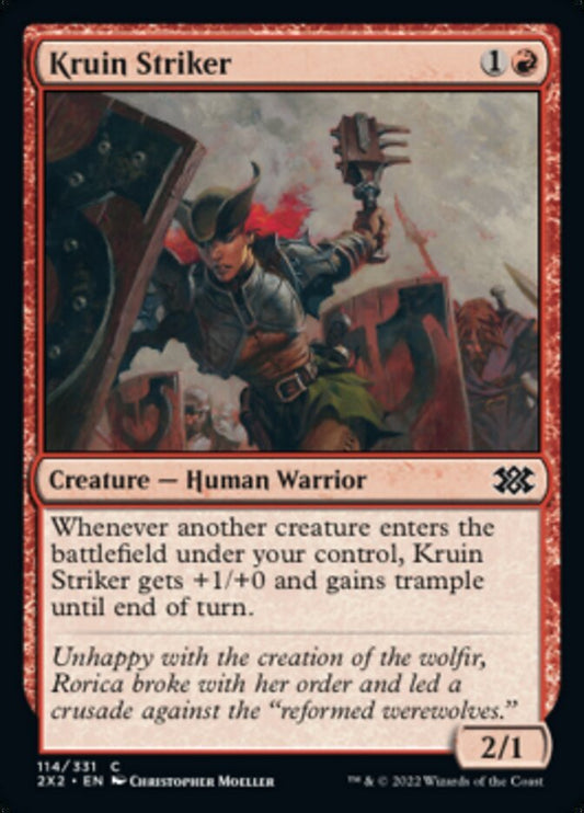 Kruin Striker (Double Masters 2022) Near Mint Foil - Nick Nack's Full Frontal Attack