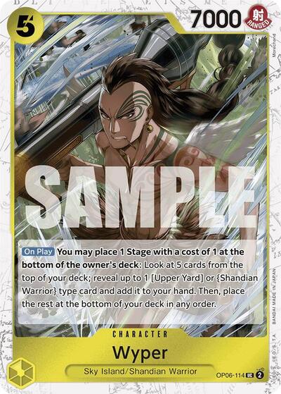 Wyper (Jolly Roger Foil) (Premium Booster) Near Mint Foil - Nick Nack's Full Frontal Attack