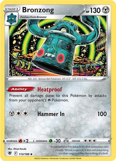 Bronzong (SWSH10: Astral Radiance) Near Mint - Nick Nack's Full Frontal Attack