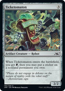 Ticketomaton (Unfinity) Near Mint