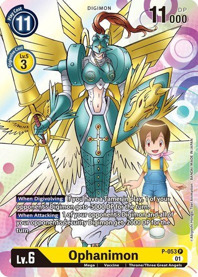 Ophanimon (Digimon Promotion Cards) Near Mint Foil - Nick Nack's Full Frontal Attack