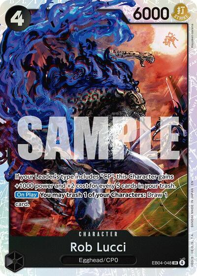 Rob Lucci (Adventure on Kami's Island) Near Mint Foil - Nick Nack's Full Frontal Attack