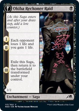 Okiba Reckoner Raid (Kamigawa: Neon Dynasty) Near Mint - Nick Nack's Full Frontal Attack