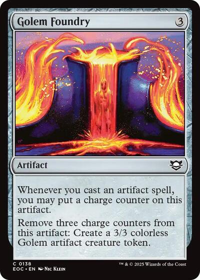Golem Foundry (Commander: Edge of Eternities) Near Mint - Nick Nack's Full Frontal Attack