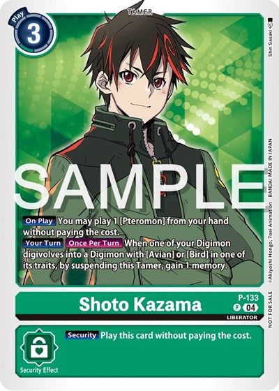 Shoto Kazama (Digimon Promotion Cards) Near Mint