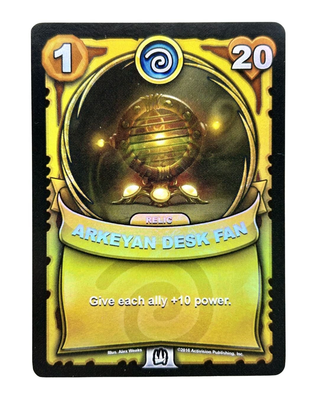 Arkeyan Desk Fan (Battlecast) (Gold Foil) - Nick Nack's Full Frontal Attack