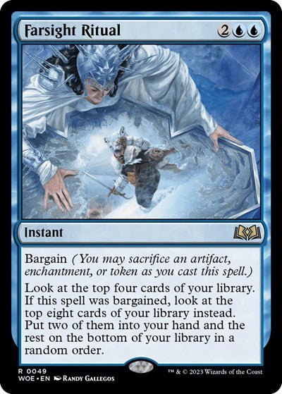 Farsight Ritual (Wilds of Eldraine) Near Mint Foil - Nick Nack's Full Frontal Attack