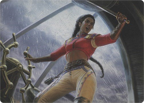 Sisay, Weatherlight Captain (Art Series) (Art Series: Modern Horizons) Near Mint - Nick Nack's Full Frontal Attack