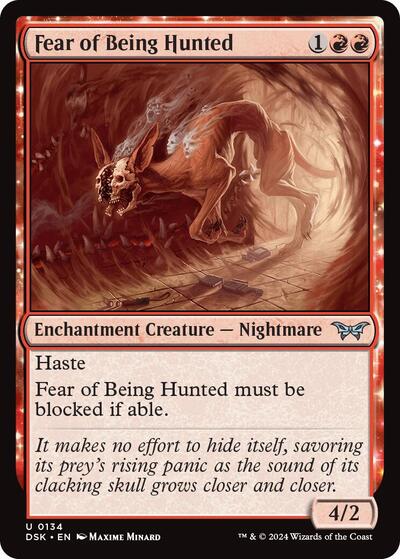 Fear of Being Hunted (Duskmourn: House of Horror) Near Mint