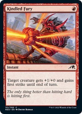 Kindled Fury (Kamigawa: Neon Dynasty) Near Mint - Nick Nack's Full Frontal Attack