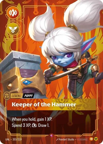 Poppy Keeper of the Hammer (Unleashed) Near Mint Foil