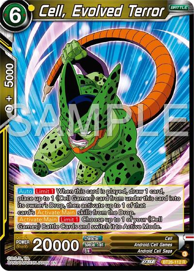 Cell, Evolvd Terror (Ultimate Advent) Near Mint Foil - Nick Nack's Full Frontal Attack