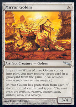 Mirror Golem (Mirrodin) Light Play