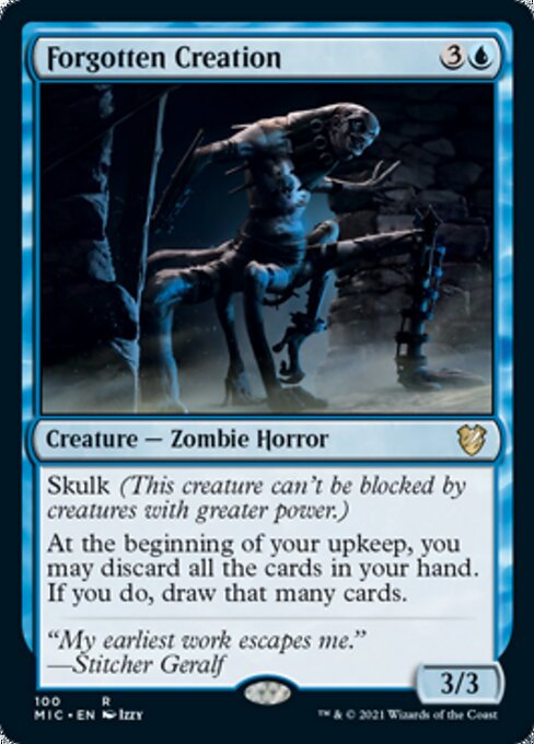 Forgotten Creation (Commander 2021 Midnight Hunt) Near Mint