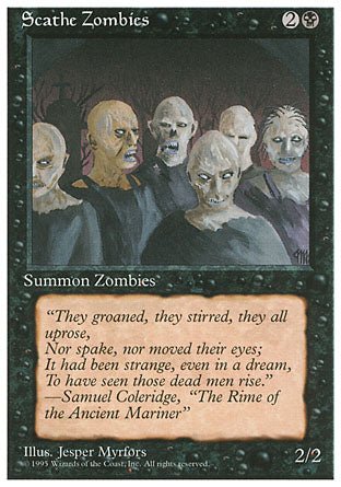 Scathe Zombies (4th Edition) Light Play - Nick Nack's Full Frontal Attack