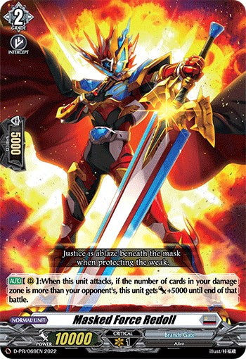 Masked Force Redoll (D-PR/069EN) [D Promo Cards]