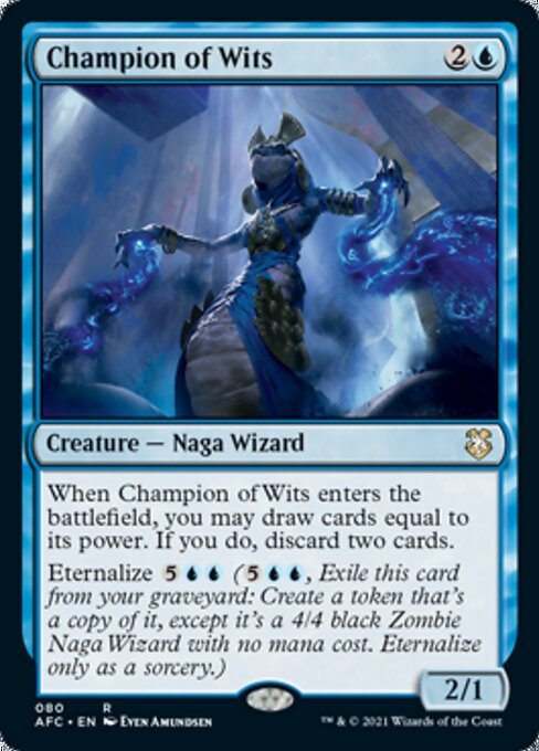 Champion of Wits (Commander 2021 Forgotten Realms) Near Mint - Nick Nack's Full Frontal Attack
