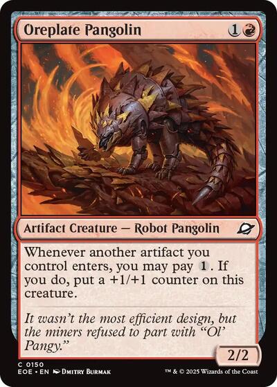 Oreplate Pangolin (Edge of Eternities) Near Mint - Nick Nack's Full Frontal Attack