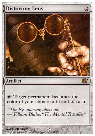 Distorting Lens (8th Edition) Near Mint - Nick Nack's Full Frontal Attack