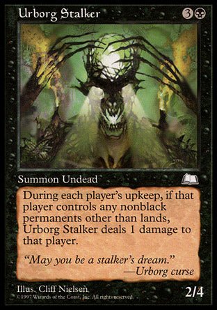 Urborg Stalker (Weatherlight) Light Play - Nick Nack's Full Frontal Attack