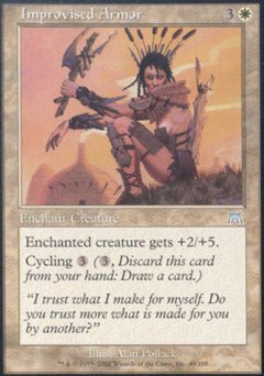 Improvised Armor (Onslaught) Light Play Foil - Nick Nack's Full Frontal Attack