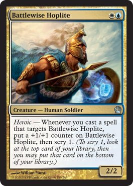 Battlewise Hoplite (Theros) Near Mint - Nick Nack's Full Frontal Attack
