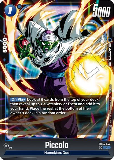 Piccolo (Limited Pack 01) (Tournament and Championship Promos) Near Mint