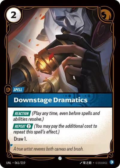 Downstage Dramatics (Unleashed) Near Mint