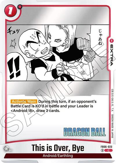 This is Over, Bye (Manga Booster 02) Near Mint Holofoil - Nick Nack's Full Frontal Attack