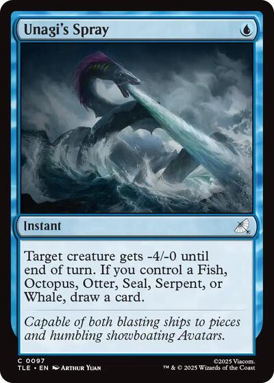 Unagi's Spray (Avatar: The Last Airbender: Eternal - Legal) Near Mint - Nick Nack's Full Frontal Attack