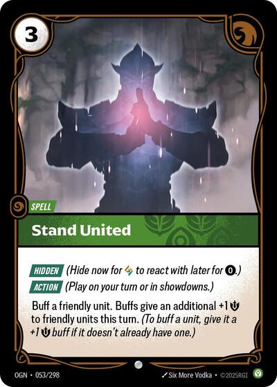 Stand United (Origins) Near Mint - Nick Nack's Full Frontal Attack