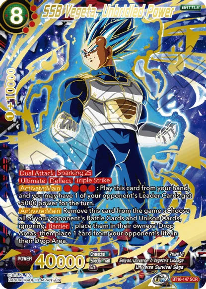 SSB Vegeta, poder desenfrenado [BT16-147] 