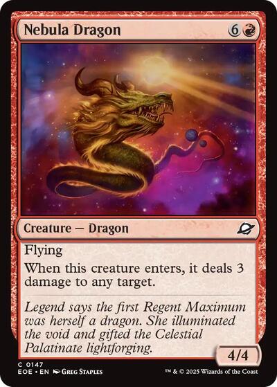 Nebula Dragon (Edge of Eternities) Near Mint