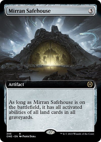 Mirran Safehouse (Extended Art) (Phyrexia: All Will Be One) Near Mint - Nick Nack's Full Frontal Attack