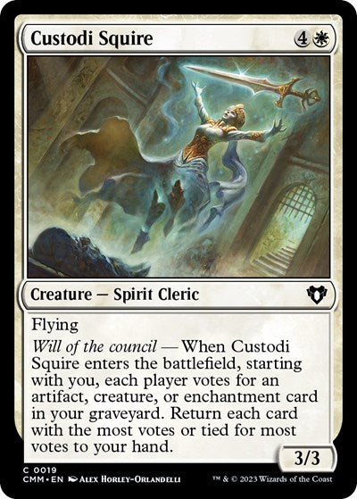 Custodi Squire (Commander Masters) Near Mint