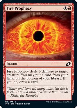 Fire Prophecy (Ikoria: Lair of Behemoths) Near Mint