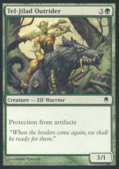 Tel - Jilad Outrider (Darksteel) Light Play - Nick Nack's Full Frontal Attack