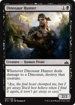 Dinosaur Hunter (Rivals of Ixalan) Near Mint - Nick Nack's Full Frontal Attack