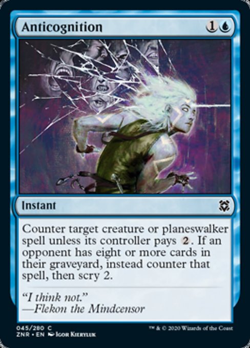 Anticognition (Zendikar Rising) Near Mint