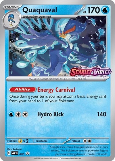Quaquaval - 005 (SV: Scarlet & Violet Promo Cards) Near Mint Holofoil