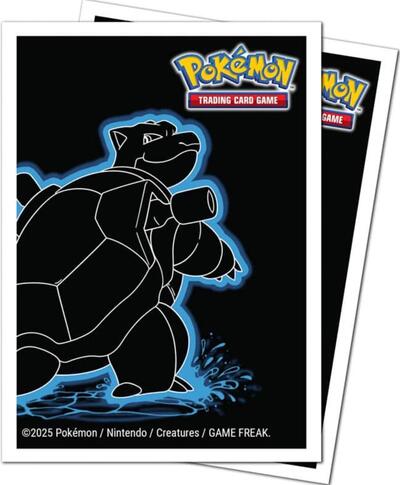 APEX Deck Protector Sleeves Pokemon Neon Kanto: Blastoise (105 - pack) - Nick Nack's Full Frontal Attack
