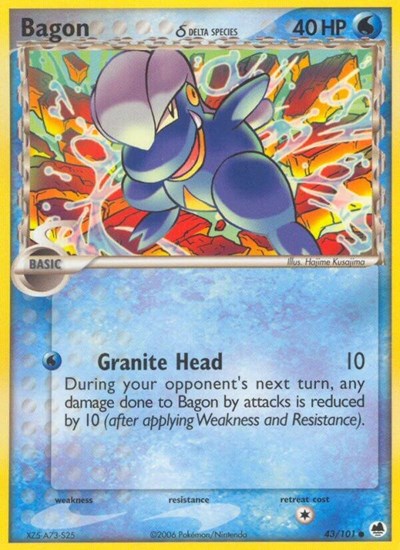 Bagon (Delta Species) (Dragon Frontiers) Light Play