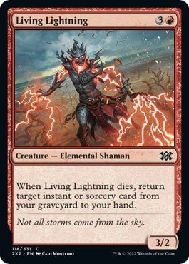 Living Lightning (Double Masters 2022) Near Mint Foil - Nick Nack's Full Frontal Attack