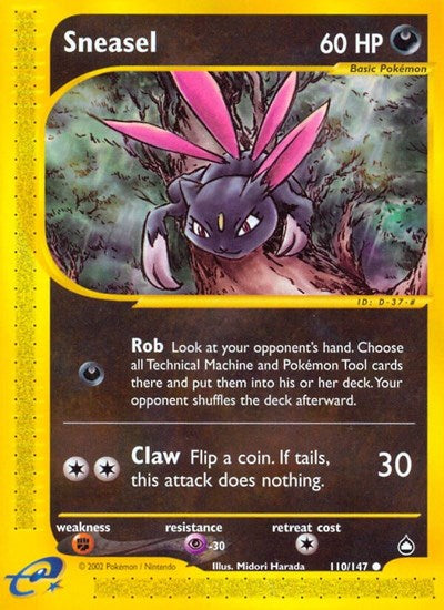 Sneasel (Aquapolis) Near Mint