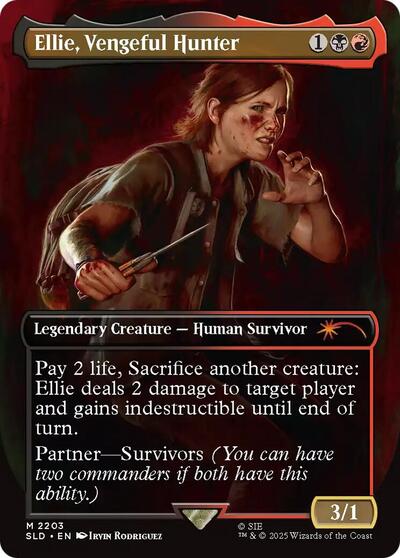 Ellie, Vengeful Hunter (Secret Lair) Near Mint