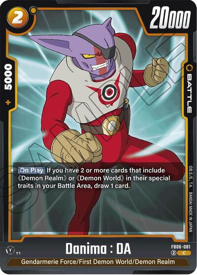 Danima : DA (Rivals Clash) Near Mint - Nick Nack's Full Frontal Attack