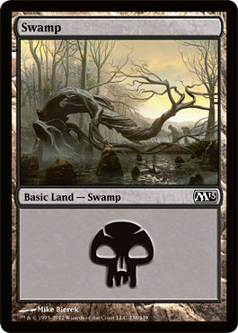 Swamp (Magic 2013 Core Set) Light Play